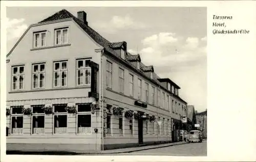 Ak Glückstadt an der Elbe, Tiessens Hotel