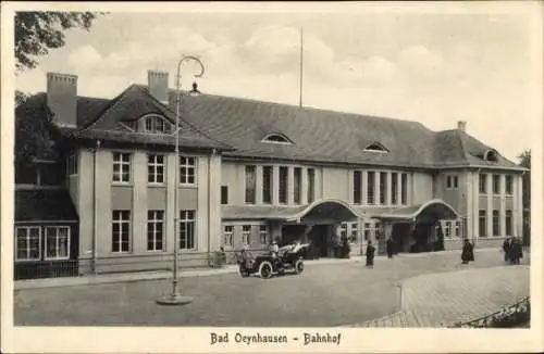 Ak Bad Oeynhausen in Westfalen, Bahnhof