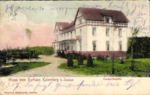 Ak Itzehoe in Holstein, Kurhaus Kaiserberg, Vorderansicht