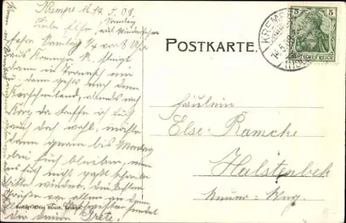 Ak Krempe in Holstein, Gesamtansicht