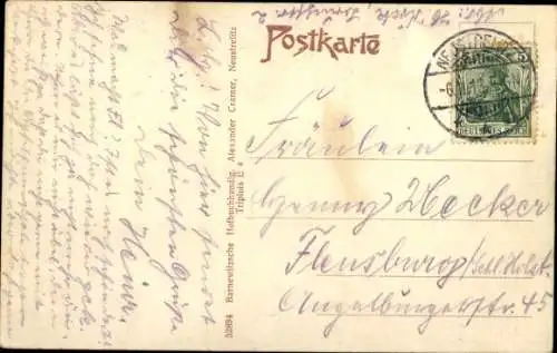 Ak Neustrelitz in Mecklenburg, Rathaus