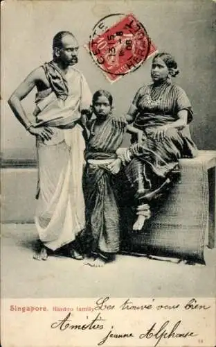 Ak Singapur, Hindu-Familie