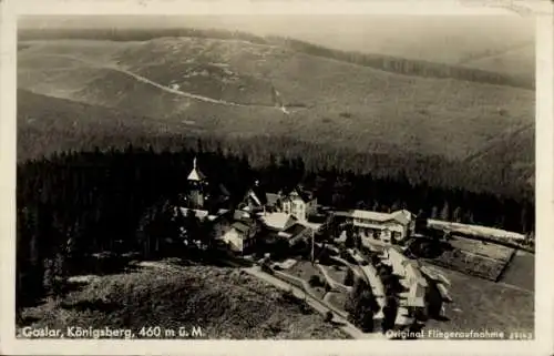 Ak Goslar am Harz, Luftbild, Königsberg