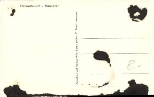 Ak Hannover in Niedersachsen, Henrettienstift, Privat-Frauenstation