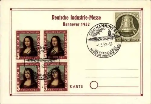 Ak Hannover, Deutsche Industrie-Messe 1952