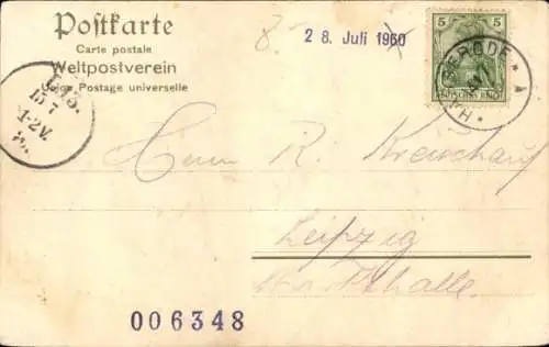 Ak Hasserode Wernigerode im Harz, Okerthal, Hotel Waldhaus, Kutsche