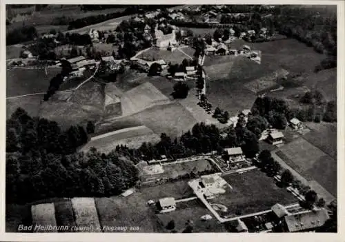 Ak Bad Heilbrunn in Oberbayern, Fliegeraufnahme