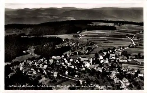 Ak Aichhalden im Schwarzwald, Fliegeraufnahme