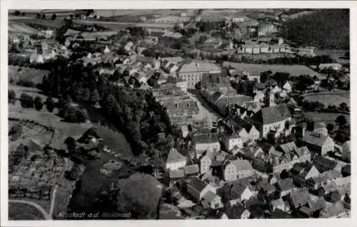 Ak Neustadt an der Waldnaab, Fliegeraufnahme