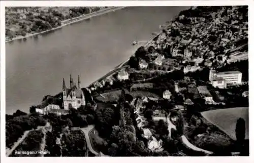 Ak Remagen am Rhein, Fliegeraufnahme