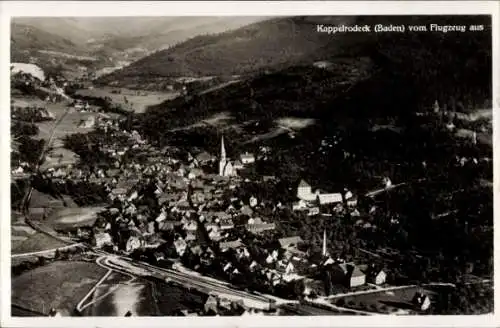 Ak Kappelrodeck im Schwarzwald, Fliegeraufnahme