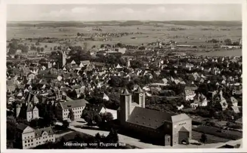 Ak Memmingen in Schwaben, Fliegeraufnahme