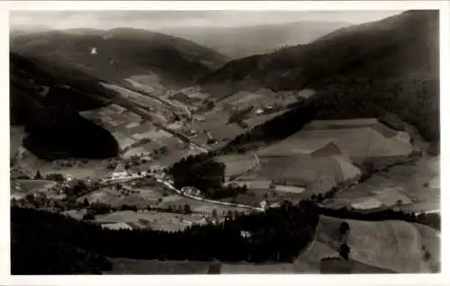 Ak Oberwolfach im Schwarzwald, Fliegeraufnahme