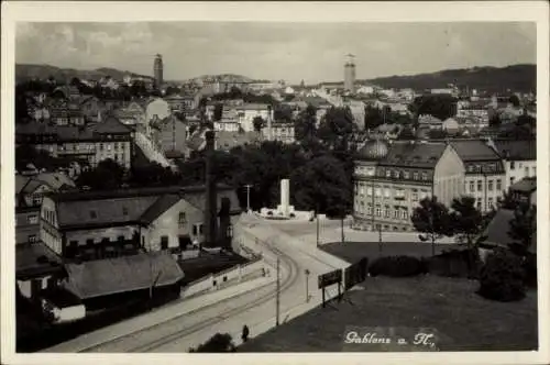 Ak Jablonec nad Nisou Gablonz an der Neiße Region Reichenberg, Panorama