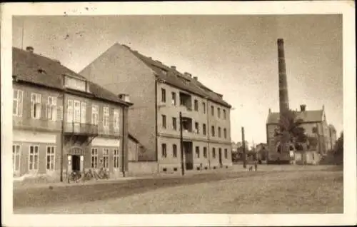 Ak Bohušovice nad Ohří Bauschowitz an der Eger Region Aussig, Nadrazni ulice