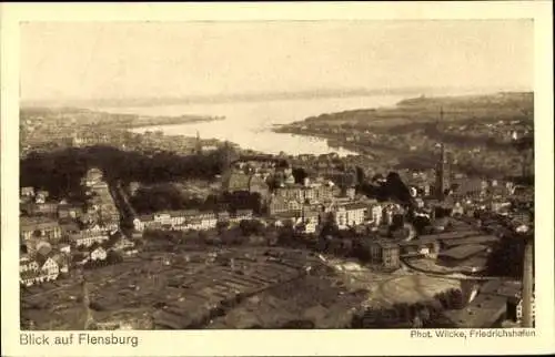 Ak Flensburg in Schleswig Holstein, Gesamtansicht