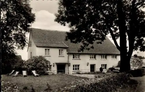 Ak Wellin Herscheid, Gasthof Pension Schröder, Außenansicht