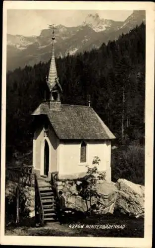 Ak Hinterbärenbad in Tirol, Kapelle