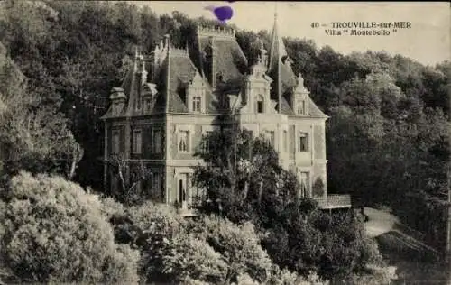 Ak Trouville sur Mer Calvados, Villa Montebello