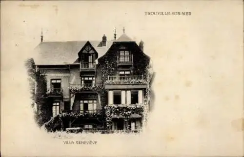 Ak Trouville sur Mer Calvados, Villa Genevieve