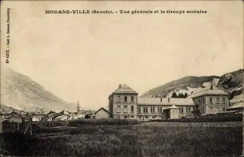 Ak Modane Savoie, Vue generale et le Groupe scolaire