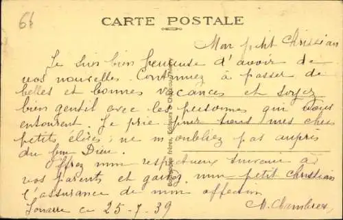 Ak Jouarre Seine et Marne, Benediktinerabtei
