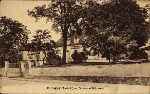 Ak Lagny Seine et Marne, Pensionnat St. Laurent