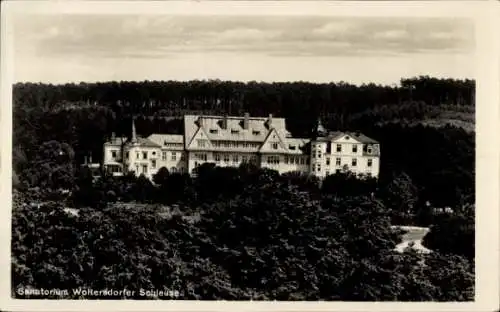 Ak Woltersdorf bei Berlin, Sanatorium Woltersdorfer Schleuse, Christl. Erholungsheim u. Bundeshaus