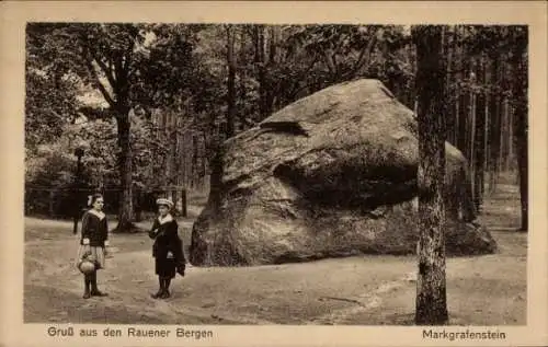 Ak Rauen in der Mark, Rauener Berge, Markgrafenstein