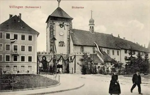 Ak Villingen im Schwarzwald, Bickentor