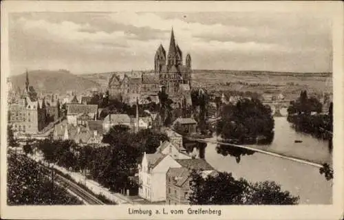 Ak Limburg an der Lahn, vom Greifenberg