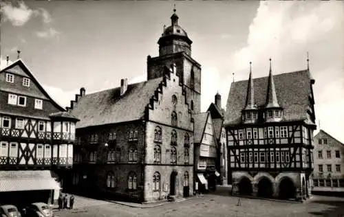 Ak Alsfeld in Hessen, Marktplatz