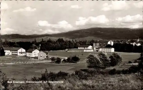 Ak Bad Krozingen im Breisgau Schwarzwald, Panorama, mit Schauinsland