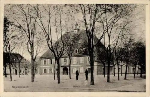 Ak Breisach am Oberrhein, Neubreisach, Rathaus
