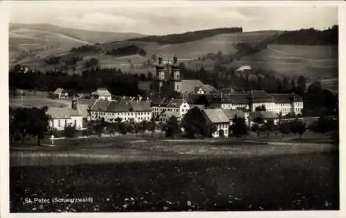 Ak St. Peter im Schwarzwald, Gesamtansicht