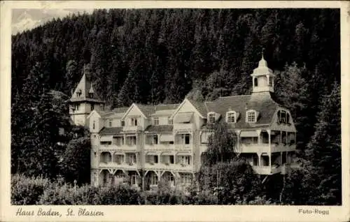 Ak St. Blasien im Schwarzwald, Haus Baden