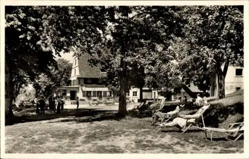 Ak Haldenhof Überlingen am Bodensee, Höhengasthof und Pension