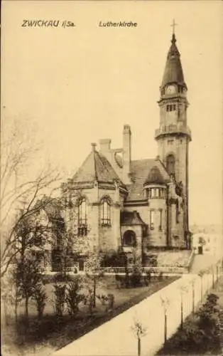 Ak Zwickau in Sachsen, Lutherkirche