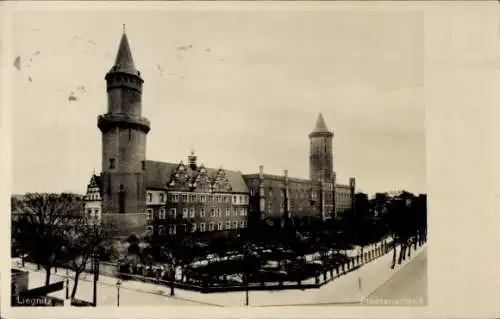 Ak Legnica Liegnitz Schlesien, Piastenschloss