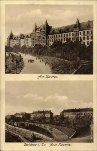 Ak Zwickau in Sachsen, Alte Kaserne, Neue Kaserne, Wiedersehensfeier der 133er, 1931