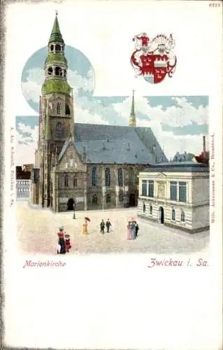 Ak Zwickau in Sachsen, Marienkirche