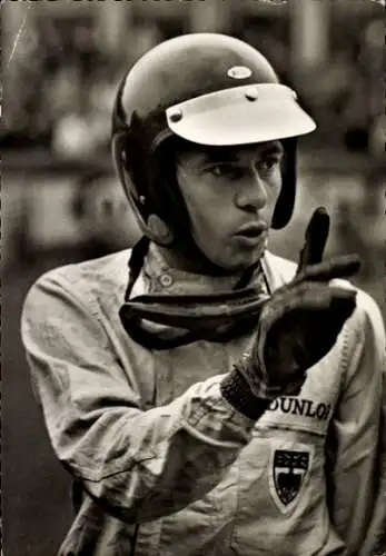 Foto Ak Britischer Rennfahrer Jim Clark, Dunlop, Nürburgring 1964