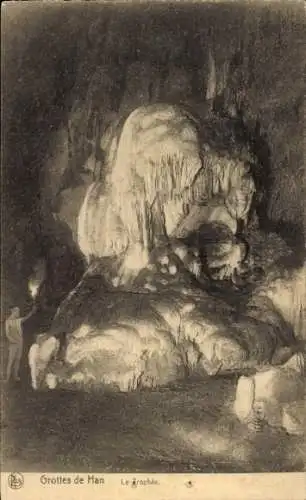 Ak-Höhle von Han Han sur Lesse Wallonien Namur, Trophäe