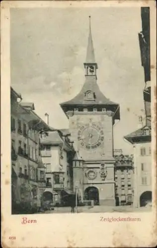 Ak Bern Stadt Schweiz, Zeitglockenturm