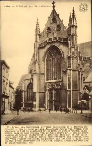 Ak Aalst Alost Ostflandern, Stiftskirche van Sint Martinus