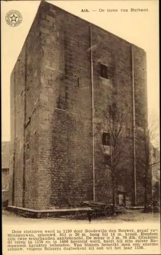 Ak Ath Wallonien Hennegau, Toren van Burbant