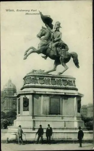 Ak Wien 1 Innere Stadt, Erzherzog Karl Monument