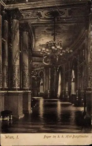 Ak Wien 1 Innere Stadt, Hof-Burgtheater, Foyer