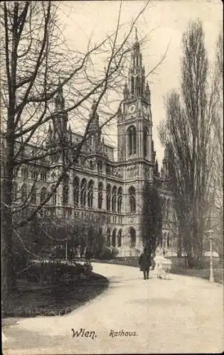 Ak Wien 1 Innere Stadt, Rathaus