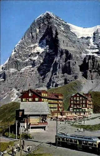 Ak Kanton Bern, Berner Oberland, Kleine Scheidegg, Eiger